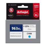 Activejet AH-963CRX Ink (replacement for HP 963XL 3JA27AE Premium 1760 pages 25 ml cyan)
