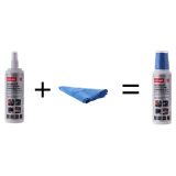 Activejet AOC-269 Liquid Screen cleaning kit 2in1 250 ml 20x20 cm Screen cleaner plastic cleaner and microfiber cleaning cloth 2