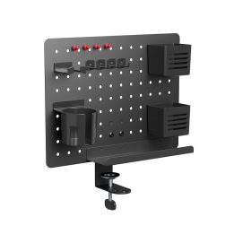 Activejet APB-002B desk organiser – rotating perforated board matt black