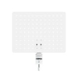 Activejet APB-002W desk organiser – rotating perforated board grey and white