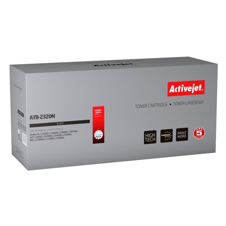 Activejet ATB-2320N Toner (replacement for Brother TN-2320 TN2320 Supreme 2600 pages black)