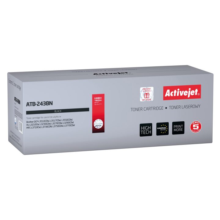Activejet ATB-243BN Toner (replacement for Brother TN-243BK Supreme 1000 pages black)