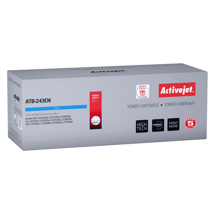 Activejet ATB-243CN toner (replacement for Brother TN-243C Supreme 1000 pages cyan)