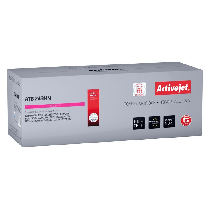 Activejet ATB-243MN toner (replacement for Brother TN-243M Supreme 1000 pages magenta)