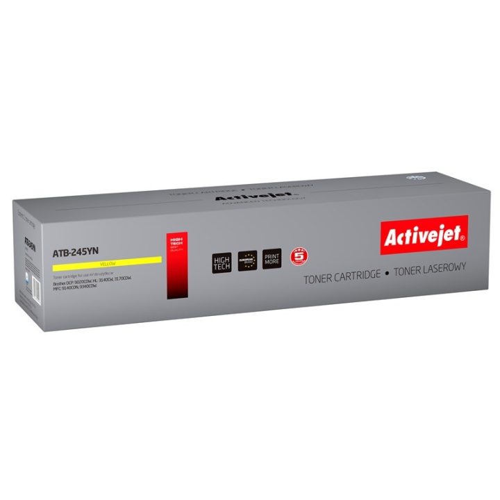 Activejet ATB-245YN Toner (replacement for Brother TN-245Y Supreme 2200 pages yellow)