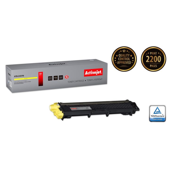 Activejet ATB-245YN Toner (replacement for Brother TN-245Y Supreme 2200 pages yellow)