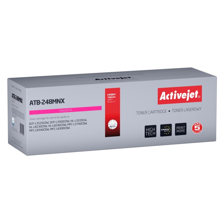 Activejet ATB-248MNX Toner for Brother printers Replacement Brother TN248XLM Supreme 2 300 pages magenta)