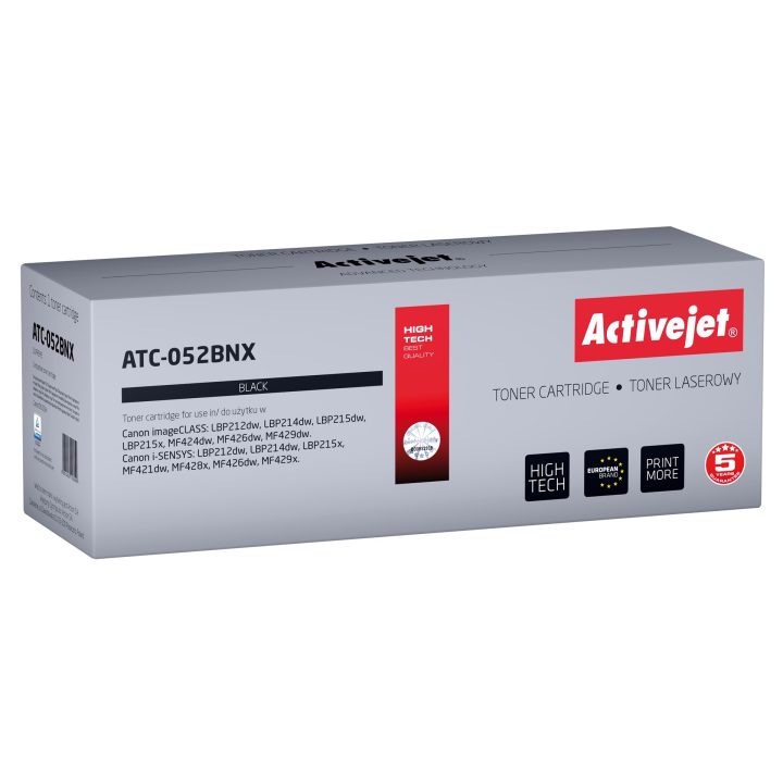 Activejet ATC-052BNX toner (replacement for Canon CRG 052H XL Supreme 9200 pages black)