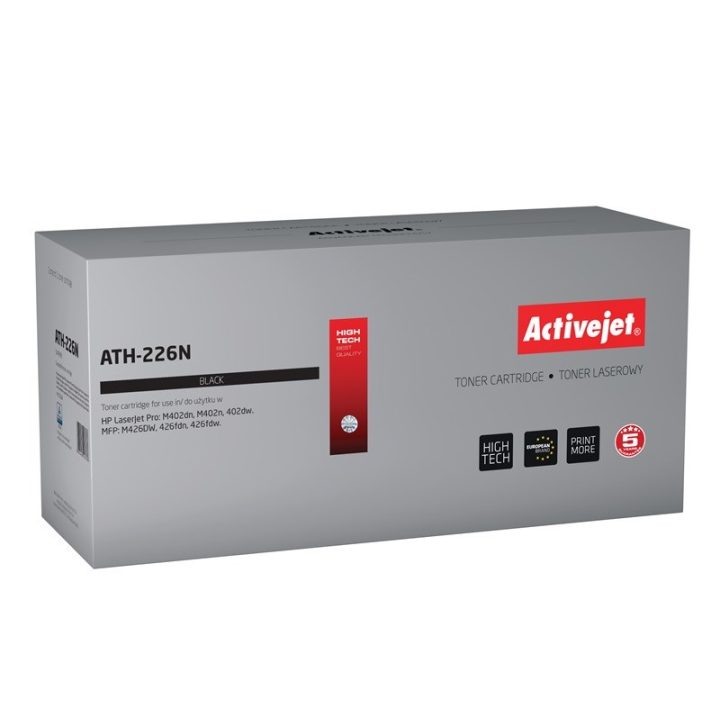 Activejet ATH-226N Toner (replacement for HP 226A CF226A Supreme 3100 pages black)