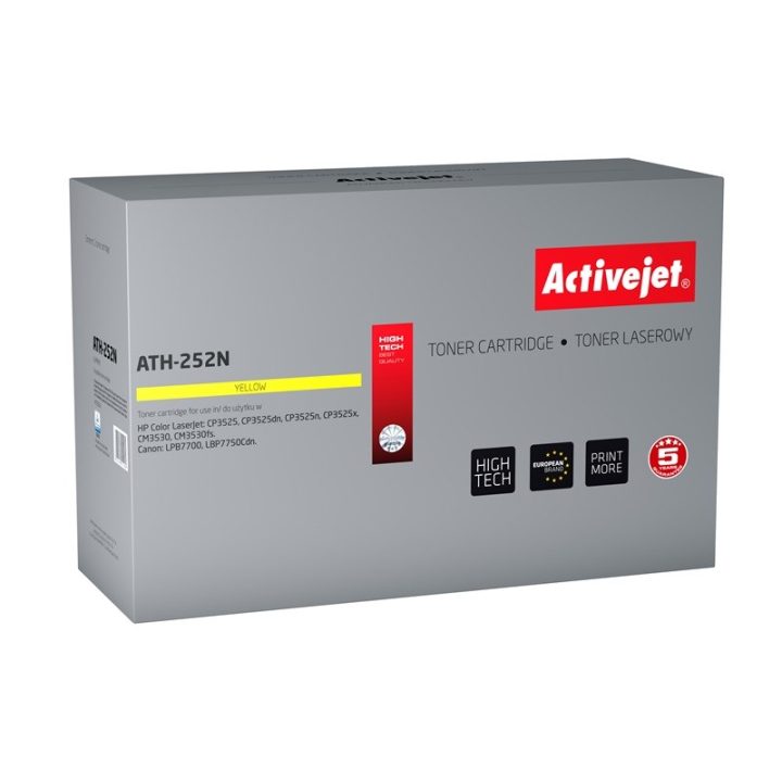 Activejet ATH-252N Toner (replacement for HP 504A CE252A Canon CRG-723Y Supreme 7000 pages yellow)