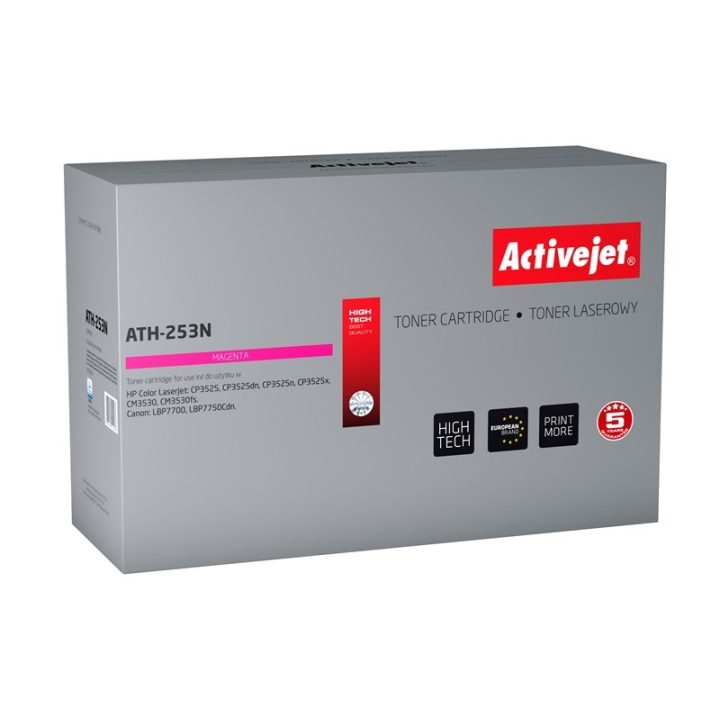 Activejet ATH-253N Toner (replacement for HP 504A CE253A Canon CRG-723M Supreme 7000 pages magenta)