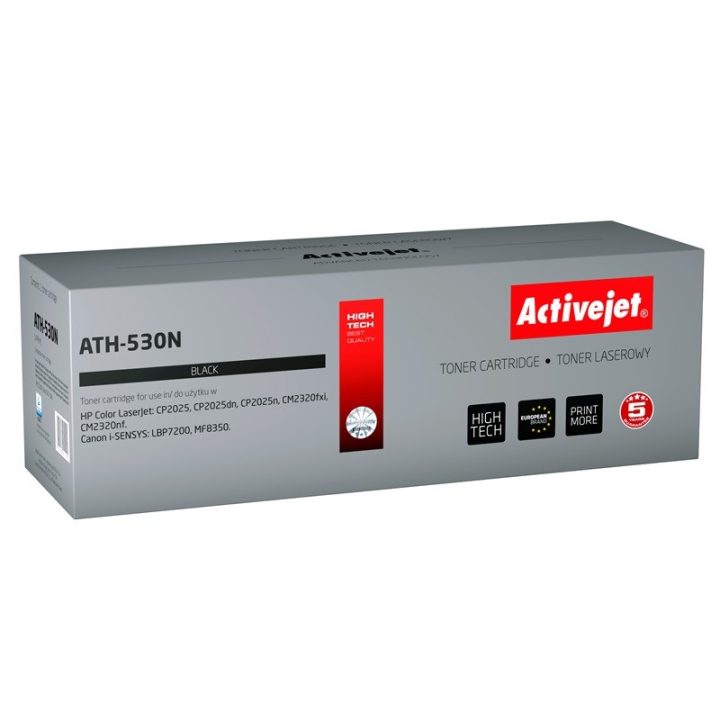 Activejet ATH-530N Toner (replacement for HP 304A CC530A Canon CRG-718B Supreme 3400 pages black)