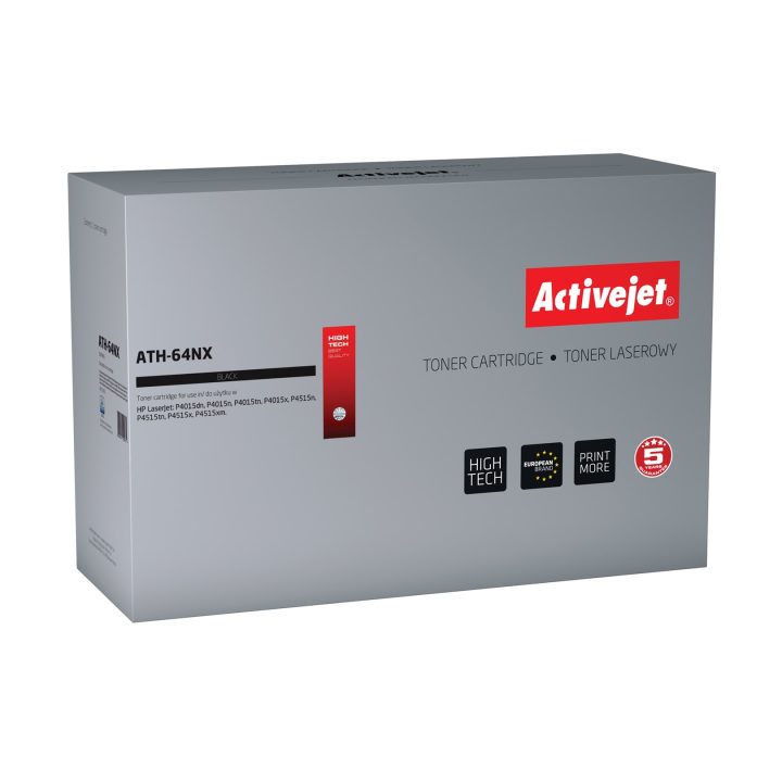 Activejet ATH-64NX Toner (replacement for HP 64X CC364X Supreme 24000 pages black)