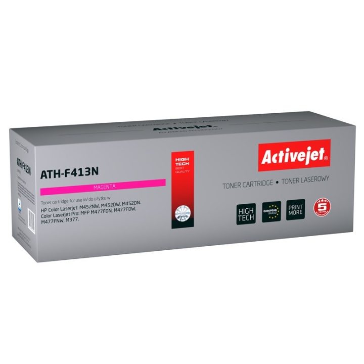 Activejet ATH-F413N toner (replacement for HP 410A CF413A Canon CRG 046 M 1248C002 Supreme 2300 pages magenta)
