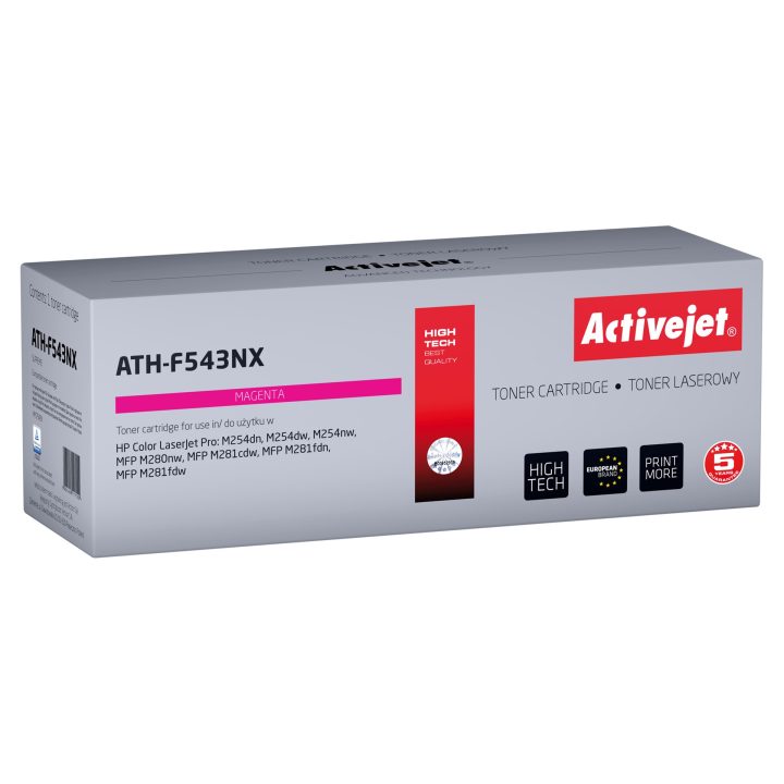 Activejet ATH-F543NX Toner (replacement for HP 203X HP203X CF543X CRG 054H M CRG054H Supreme 2500 pages magenta)