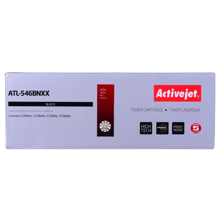 Activejet ATL-546BNXX Toner (replacement for LEXMARK C546U1KG Supreme 8000 pages black)