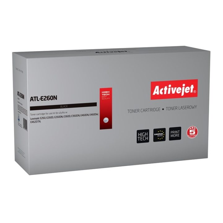 Activejet ATL-E260N Toner (replacement for Lexmark E260A11E Supreme 3 500 pages black)