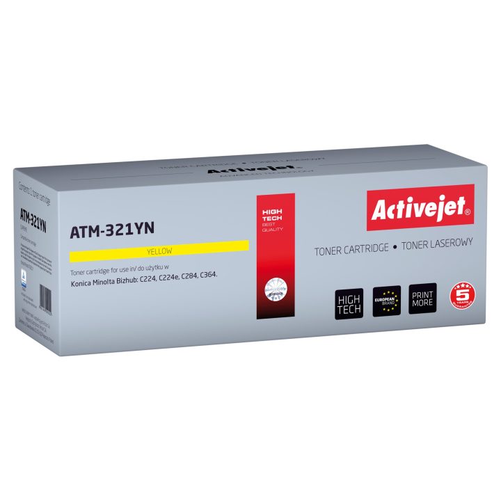 Activejet ATM-321YN Toner (replacement for Konica Minolta TN321Y Supreme 25 000 pages yellow)