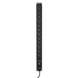Activejet COMBO 12 socket power strip 1 5m black