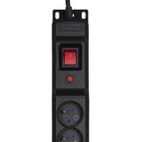 Activejet COMBO 12 socket power strip 1 5m black