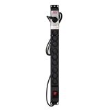 Activejet COMBO 12 socket power strip 1 5m black
