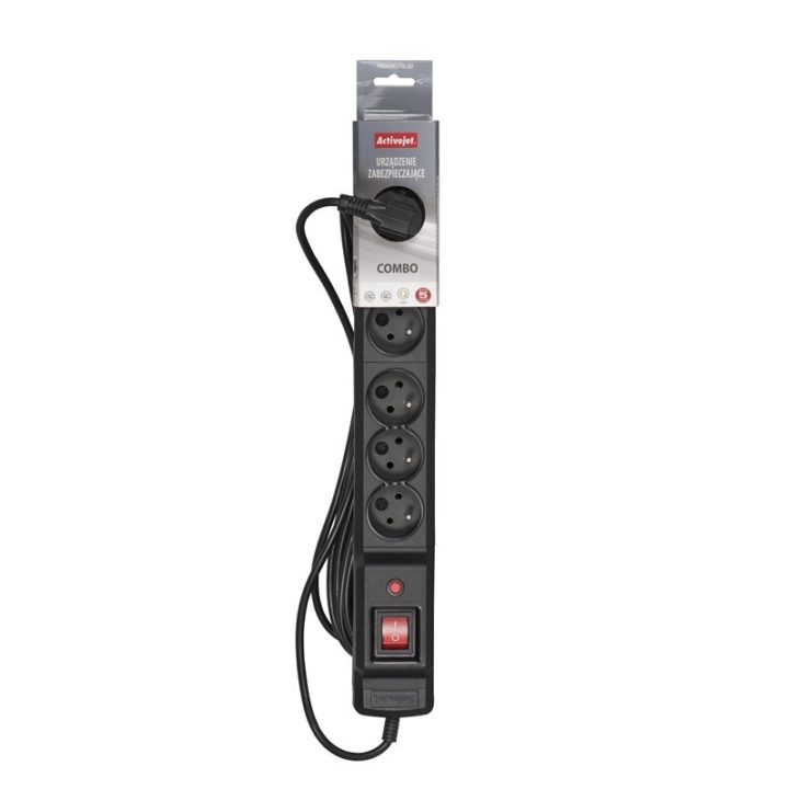 Activejet COMBO 6GN 1 5M power strip with cord