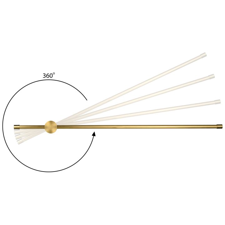 Activejet LED wall lamp AJE-HILTON Patina WW