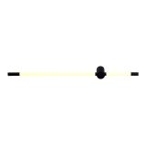 Activejet Lungo Black LED Wall Light