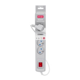Activejet grey power strip with cord ACJ COMBO 5G/1 5M/BEZP. AUT/S