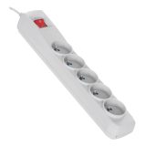 Activejet grey power strip with cord ACJ COMBO 5G/1 5M/BEZP. AUT/S
