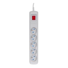 Activejet grey power strip with cord ACJ COMBO 5G/3M/BEZP. AUT/S