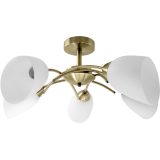 Classic ceiling chandelier pendant lamp Activejet NIKITA Patina 5xE27 for living room
