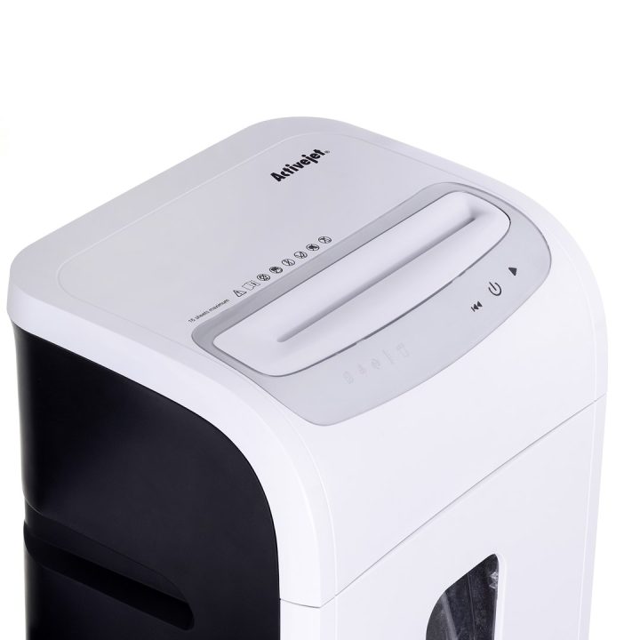 Shredder Activejet ASH-1602M P-5 28 l 2x14 mm shreds white