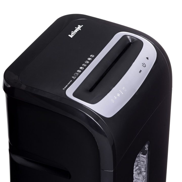 Shredder Activejet ASH-2502C P-4 28 l shreds 4x40 mm black