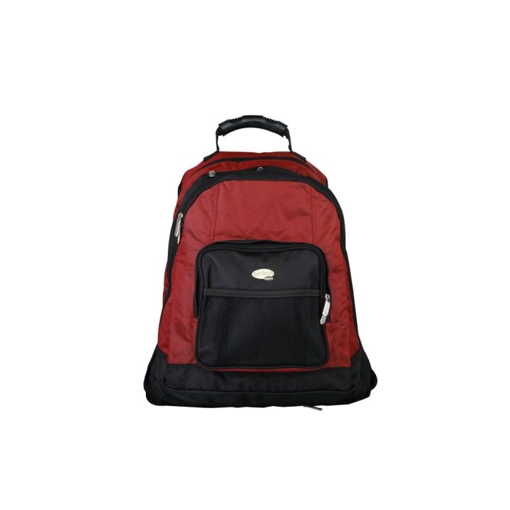 Addison 311015 notebook case 39.6 cm (15.6 ) Backpack Black Burgundy