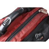 Addison 311015 notebook case 39.6 cm (15.6 ) Backpack Black Burgundy