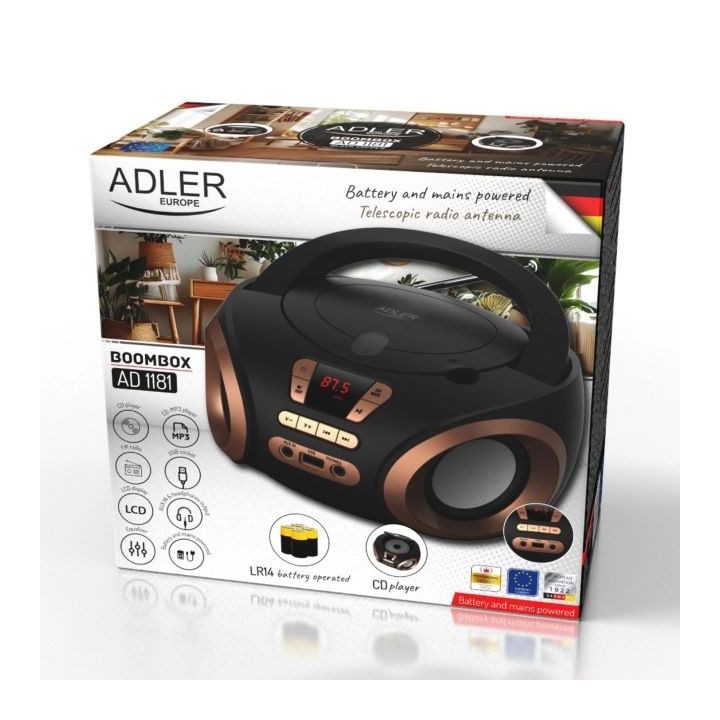 ADLER AD 1181bc - CD/MP3 player (boombox)