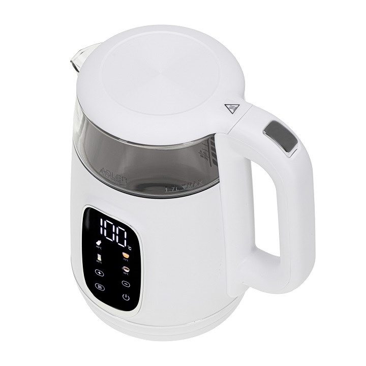ADLER AD 1305 electric kettle white/silver