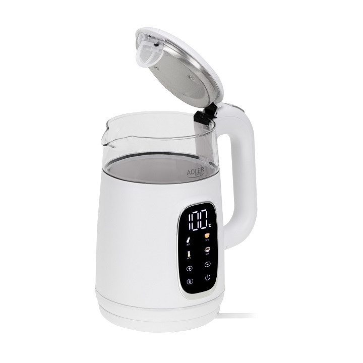 ADLER AD 1305 electric kettle white/silver