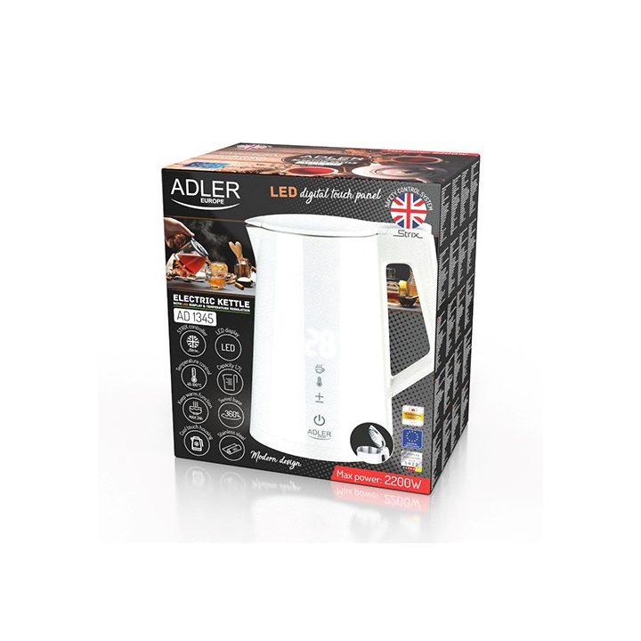 ADLER AD 1345W ELECTRIC KETTLE WHITE