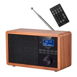 Adler AD 1184 radio Portable Digital Black Wood