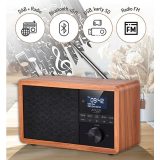 Adler AD 1184 radio Portable Digital Black Wood