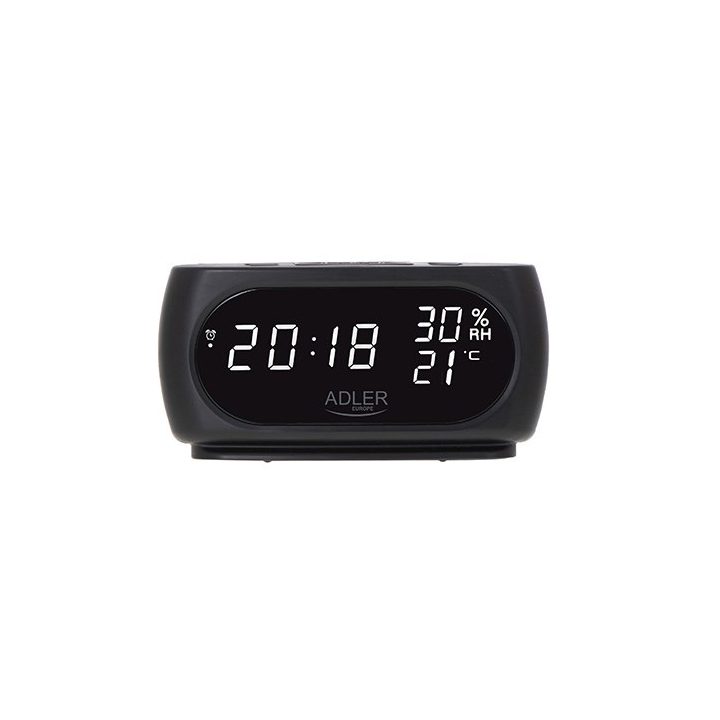 Adler AD 1186 alarm clock Digital alarm clock Black