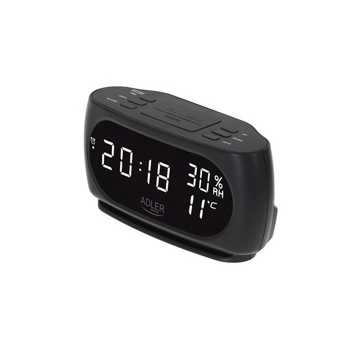 Adler AD 1186 alarm clock Digital alarm clock Black