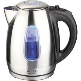 Adler AD 1223 electric kettle 1.7 L Black Stainless steel 2200 W