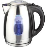 Adler AD 1223 electric kettle 1.7 L Black Stainless steel 2200 W