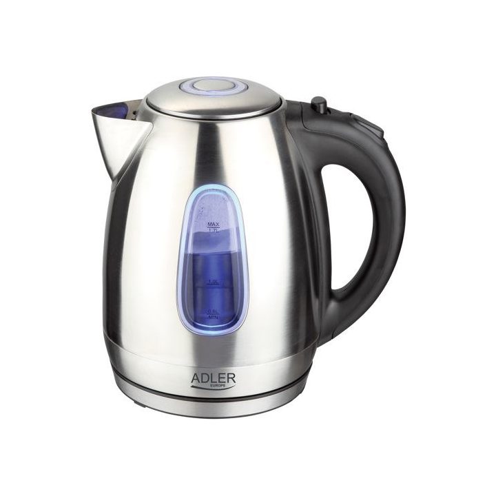 Adler AD 1223 electric kettle 1.7 L Black Stainless steel 2200 W