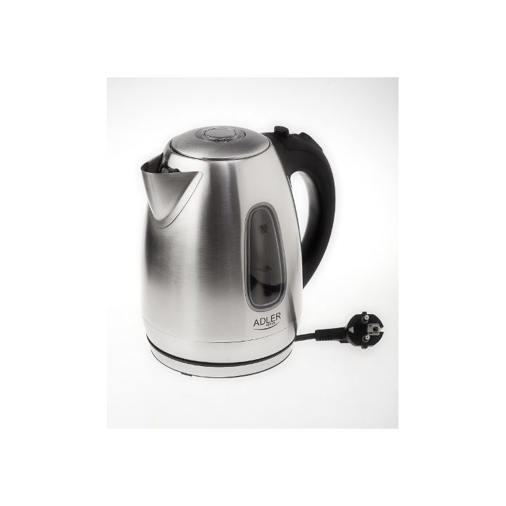 Adler AD 1223 electric kettle 1.7 L Black Stainless steel 2200 W