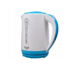 Adler AD 1244 electric kettle 2.5 L 2200 W white and blue