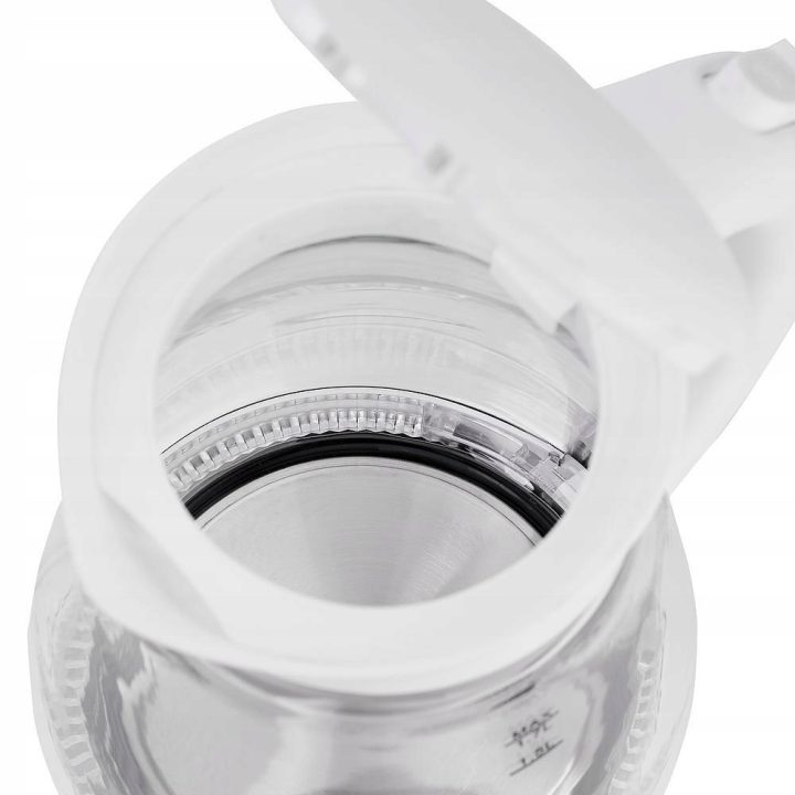 Adler AD 1274 B electric kettle 1.7 L White Transparent 2200 W